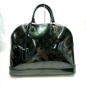 Louis Vuitton Alma GM in Vernis dark green